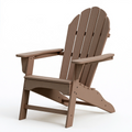 Fauteuil de jardin 80 x 77 x 98 cm en plastique marron style Adirondack